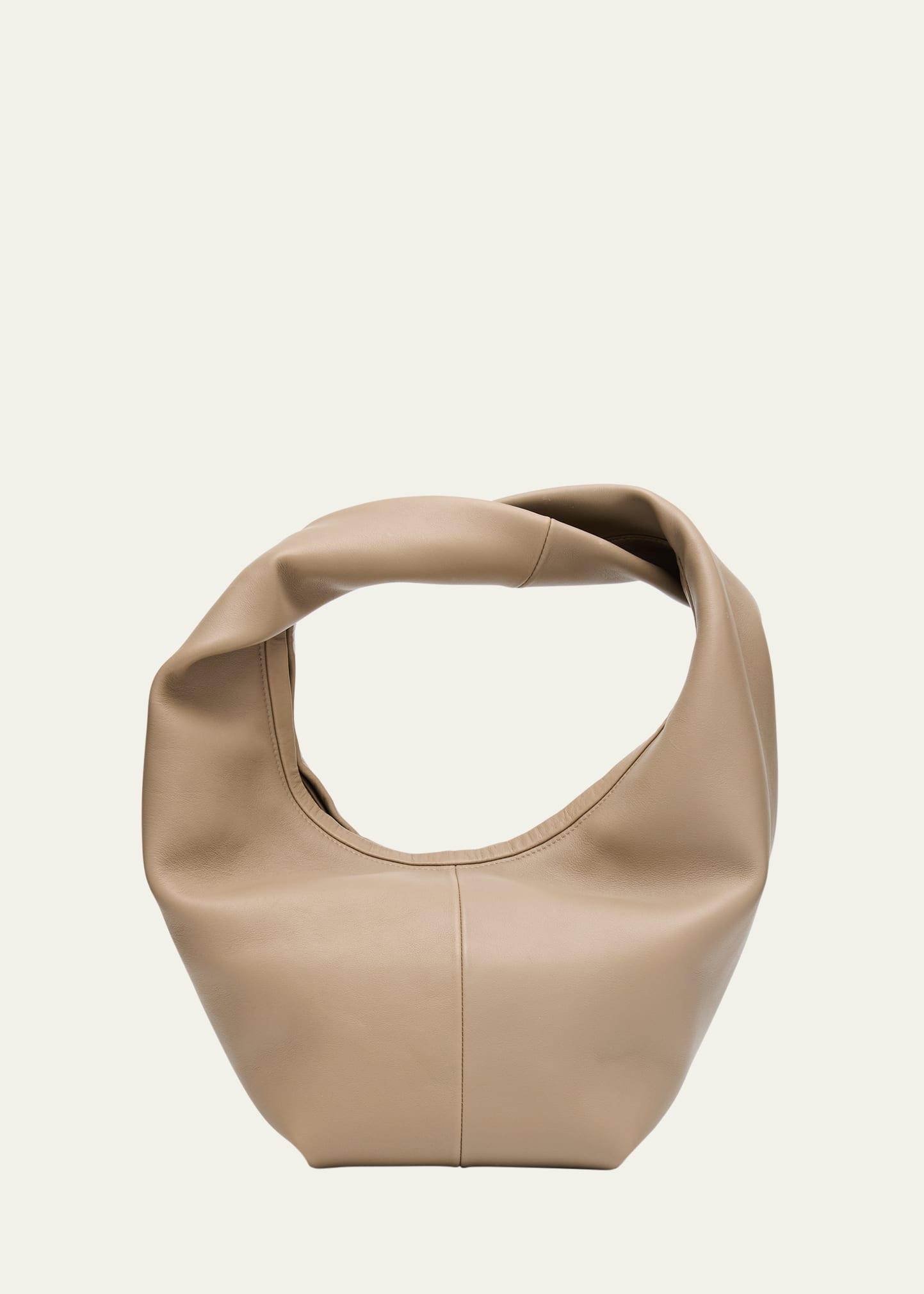 yela twisted leather shoulder bag