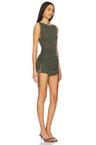 yolanda ruched mini dress
