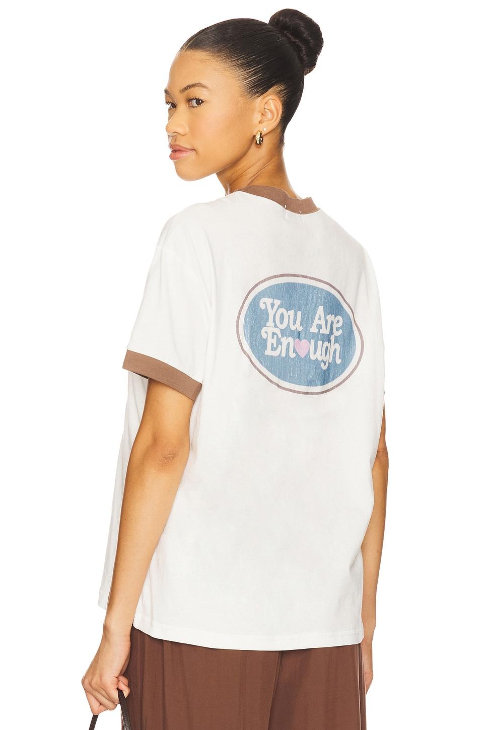 you are enough fitted tee