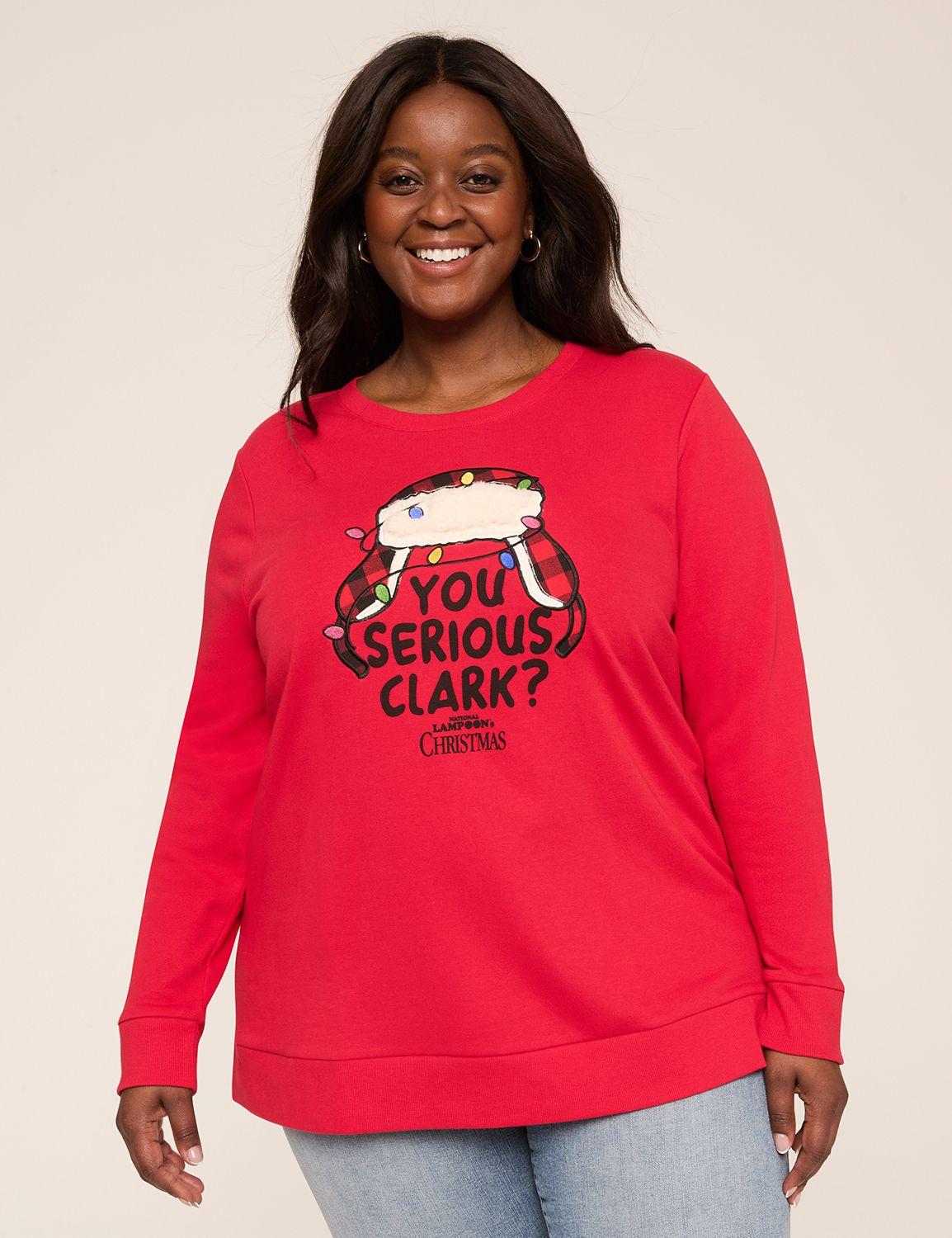 you serious clark graphic sweatshirt