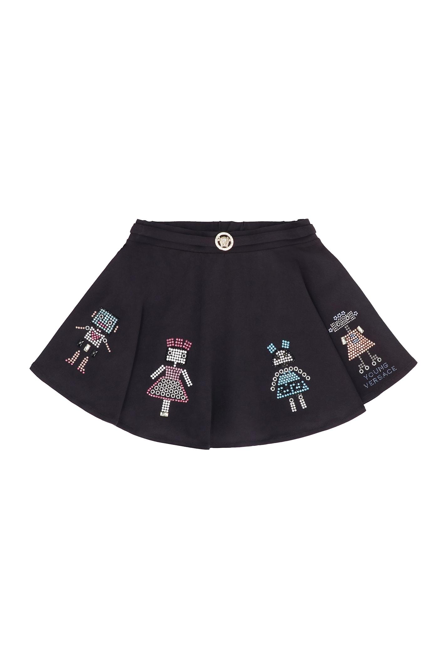 young versace cotton mini-skirt