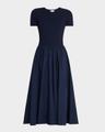 ysabel combo midi dress