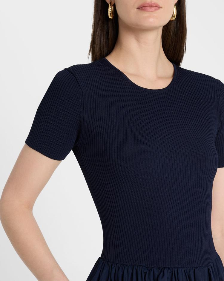 ysabel combo midi dress