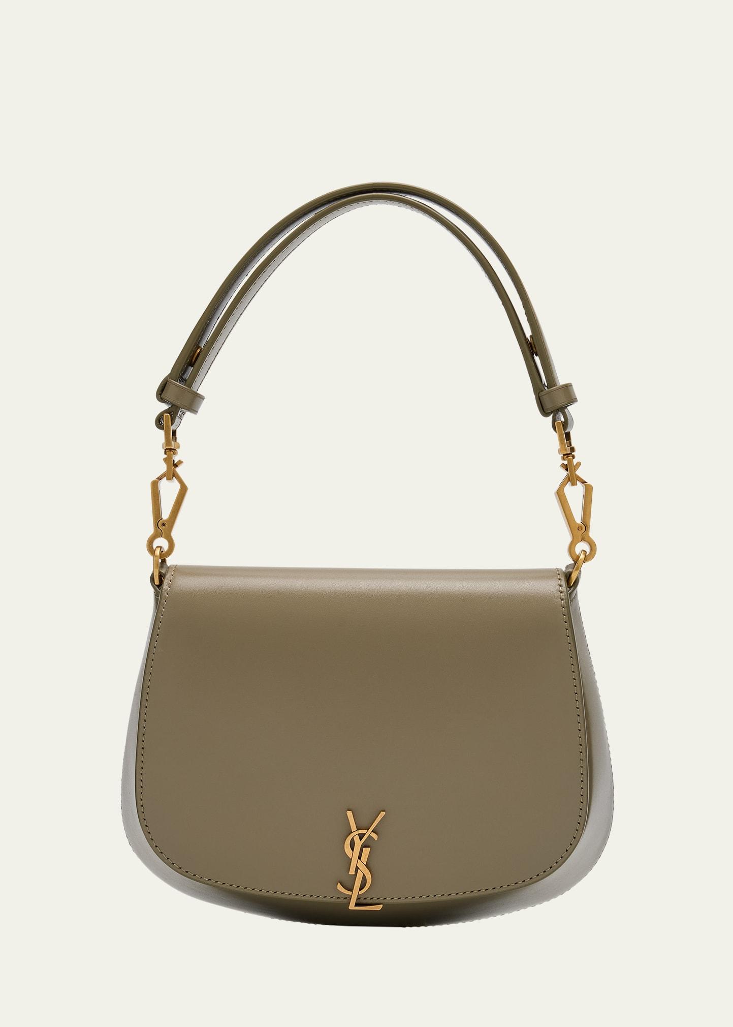 ysl top-handle bag in smooth leather