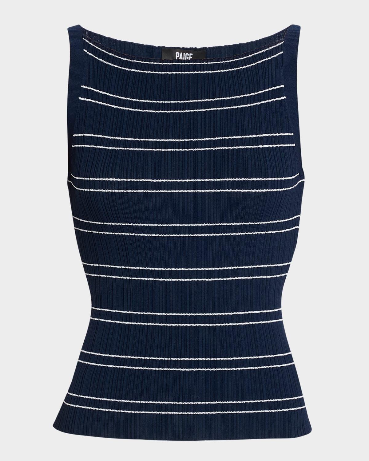 yuelia stripe tank top