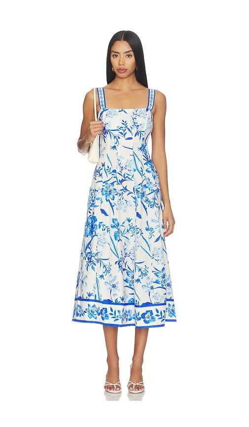 yumi kim anya dress in royal.