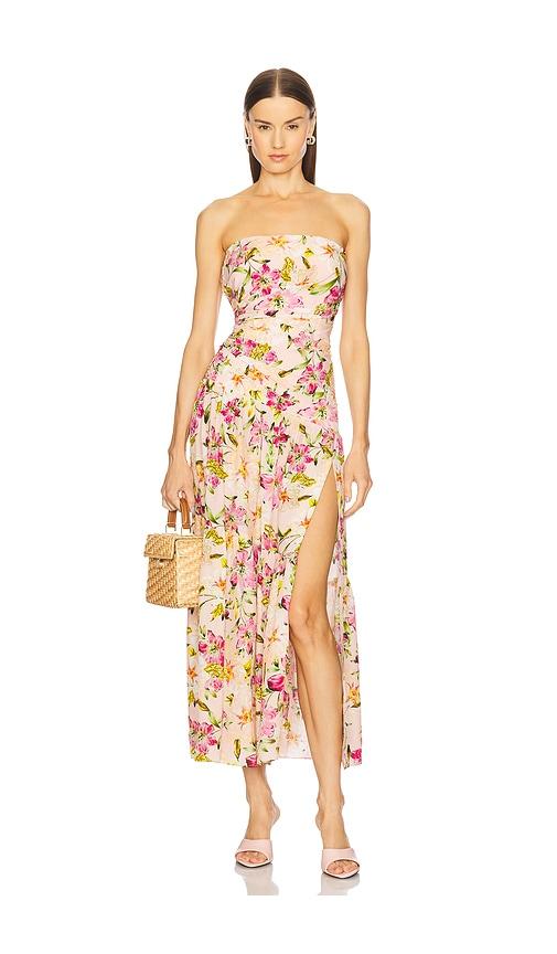 yumi kim cabo dress in pink.