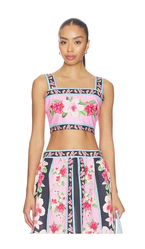 yumi kim campari top in pink,navy.