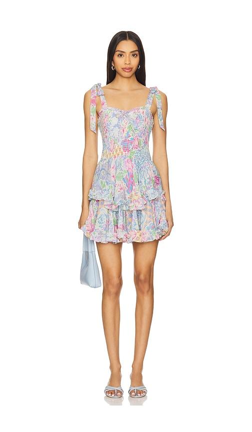 yumi kim elise dress in baby blue.