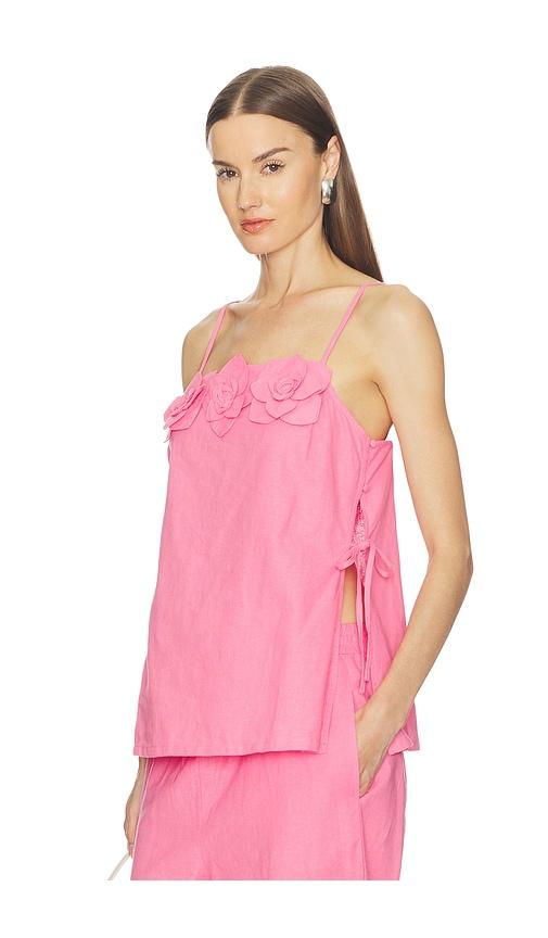 yumi kim flora tank in pink.