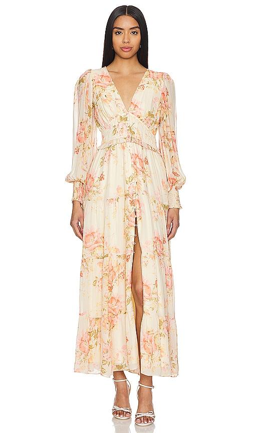 yumi kim frida dress in cream,rose.