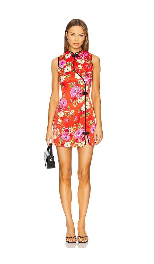 yumi kim hanoi dress in red.