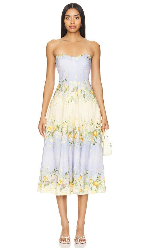 yumi kim jen dress in baby blue.
