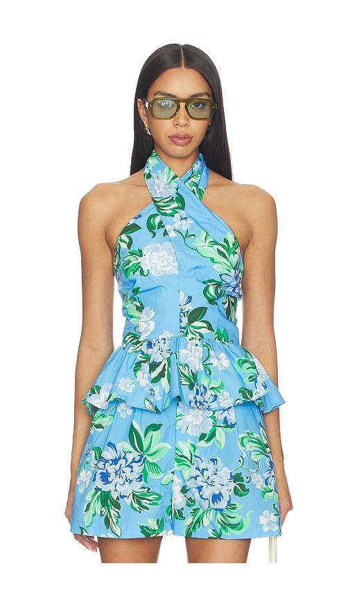 yumi kim juna top in blue.