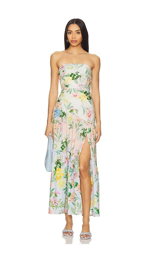 yumi kim kellyn dress in neutral,green.