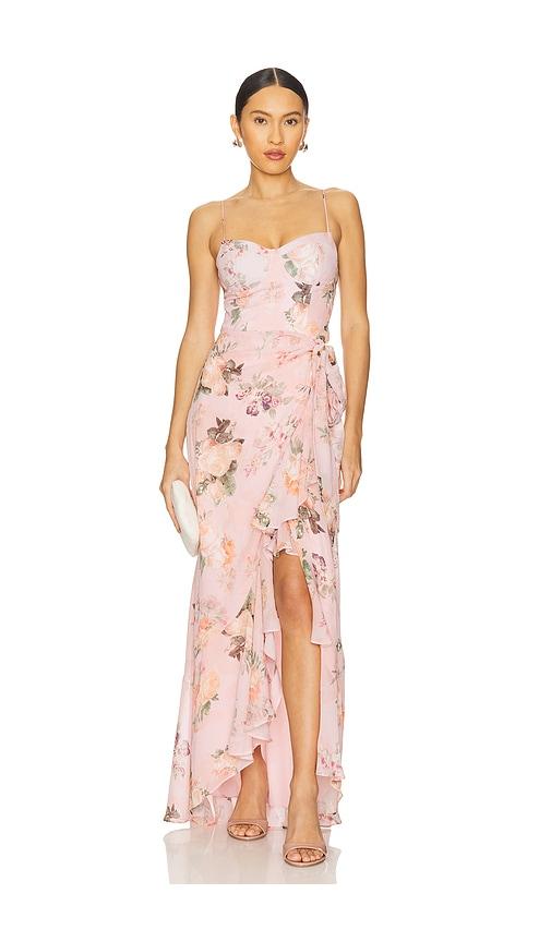 yumi kim nadine dress in pink.