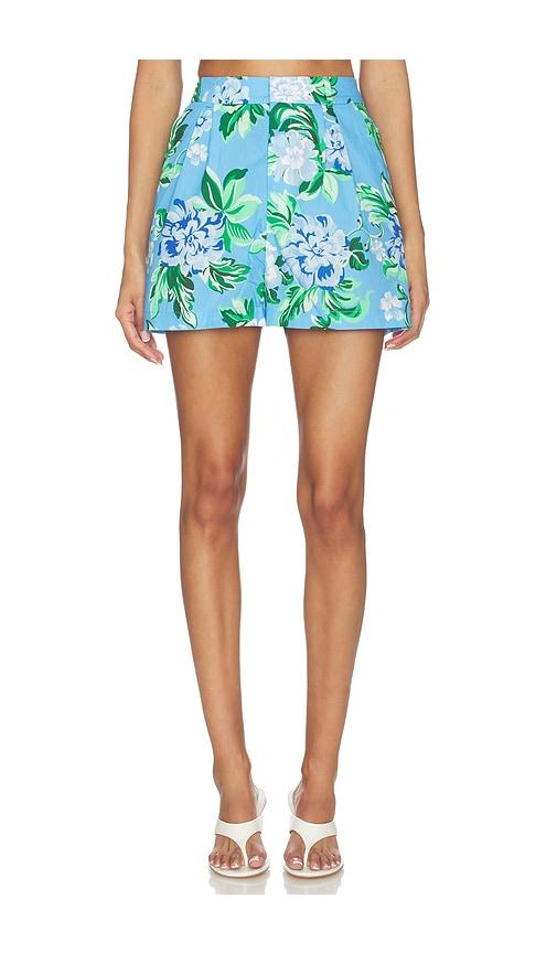 yumi kim piko short in blue.