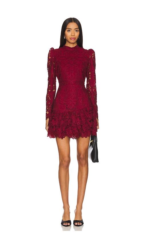 yumi kim robyn dress in wine.