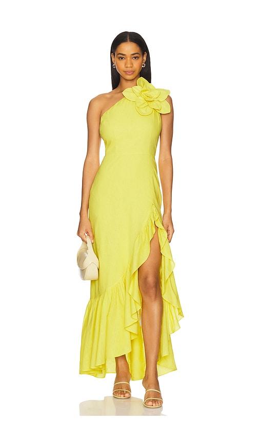 yumi kim rocky dress in yellow.