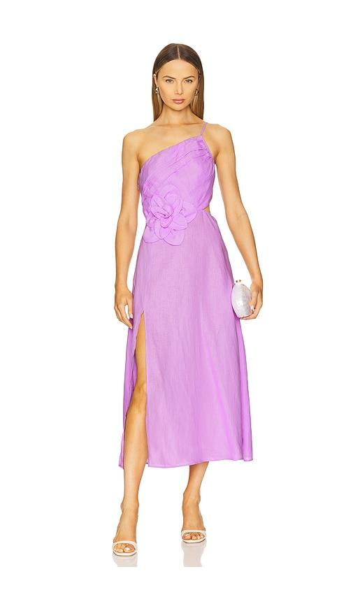 yumi kim romy dress in lavender.