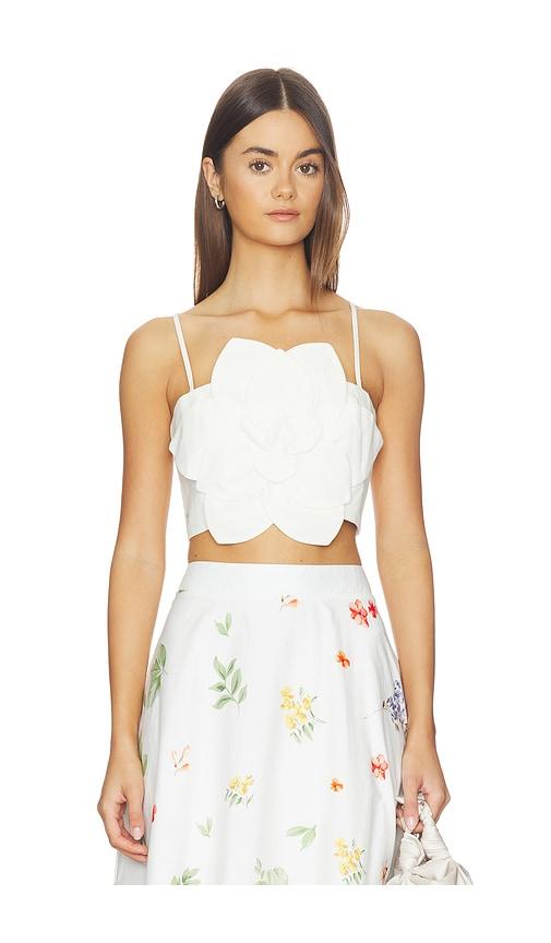 yumi kim sahara top in white.