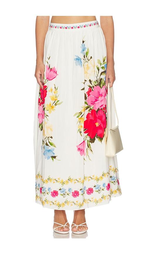 yumi kim sicilia skirt in multi.