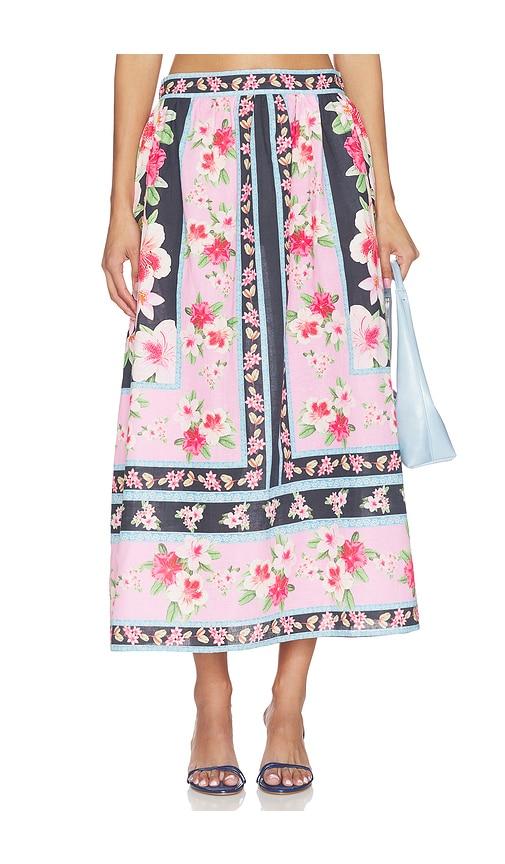 yumi kim viola skirt in pink,navy.