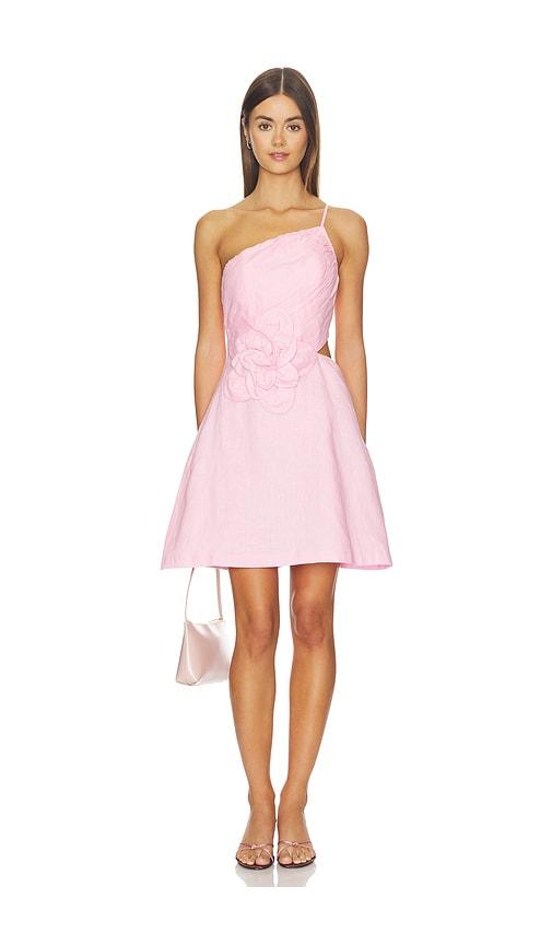 yumi kim x revolve lena dress in pink.