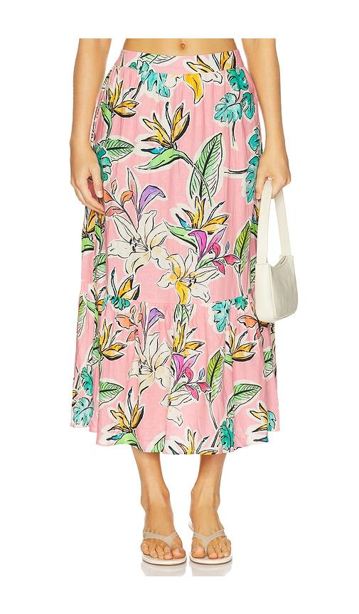 yumi kim x revolve renata skirt in pink.