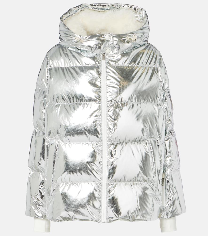 yves salomon hooded down ski jacket