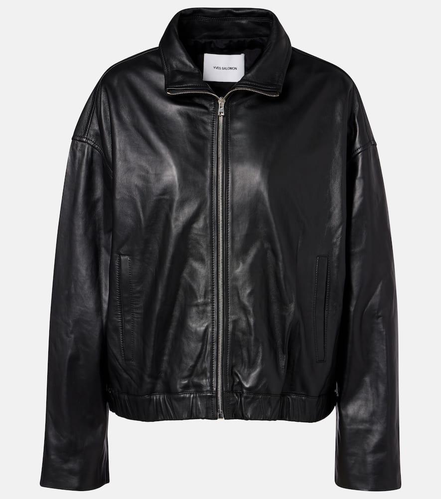 yves salomon leather jacket