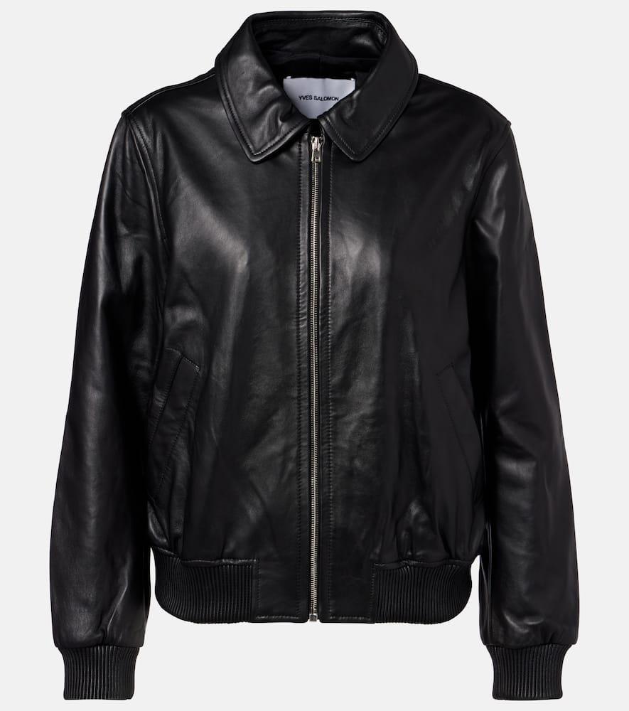yves salomon leather jacket