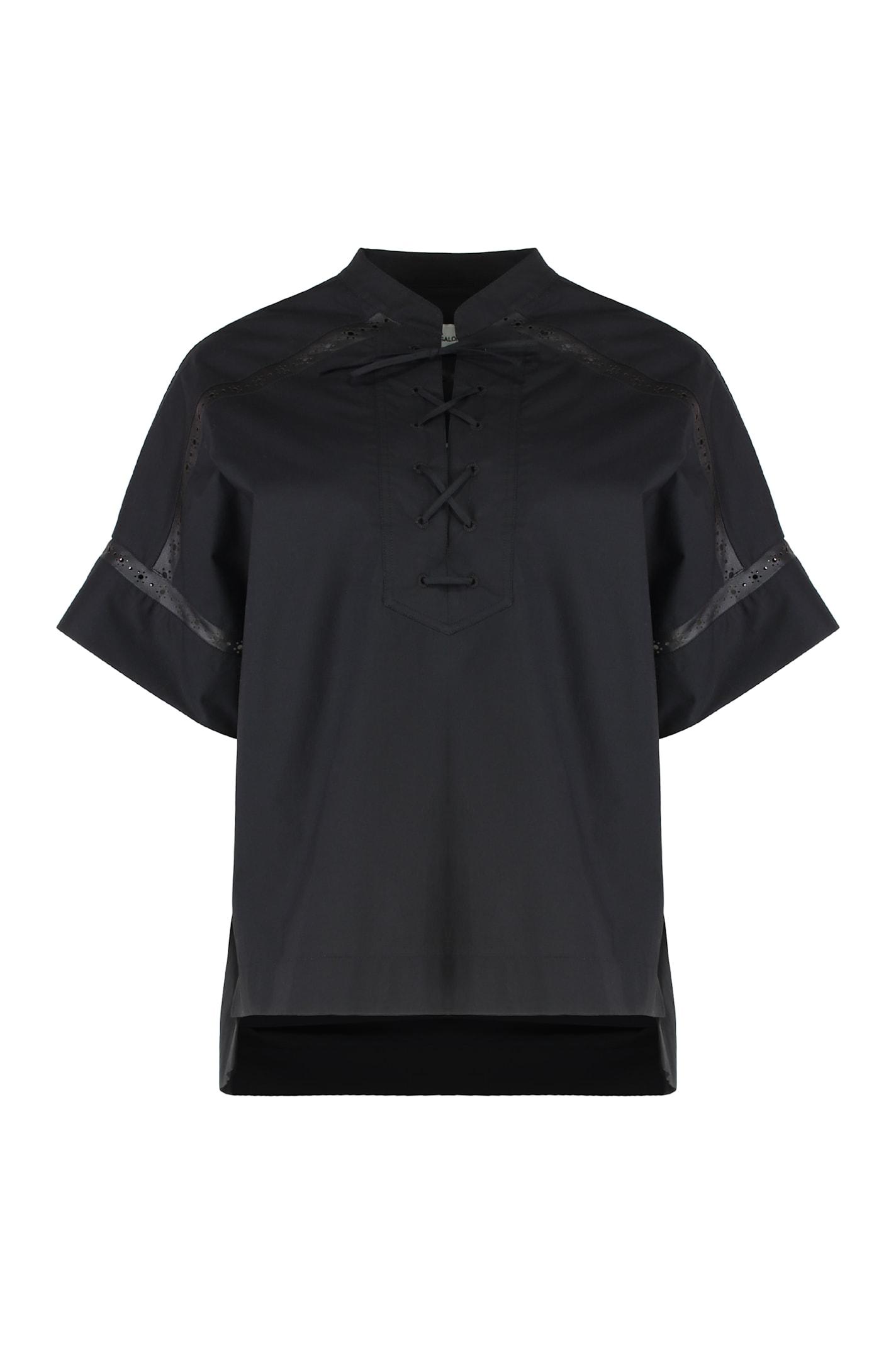 yves salomon poplin blouse