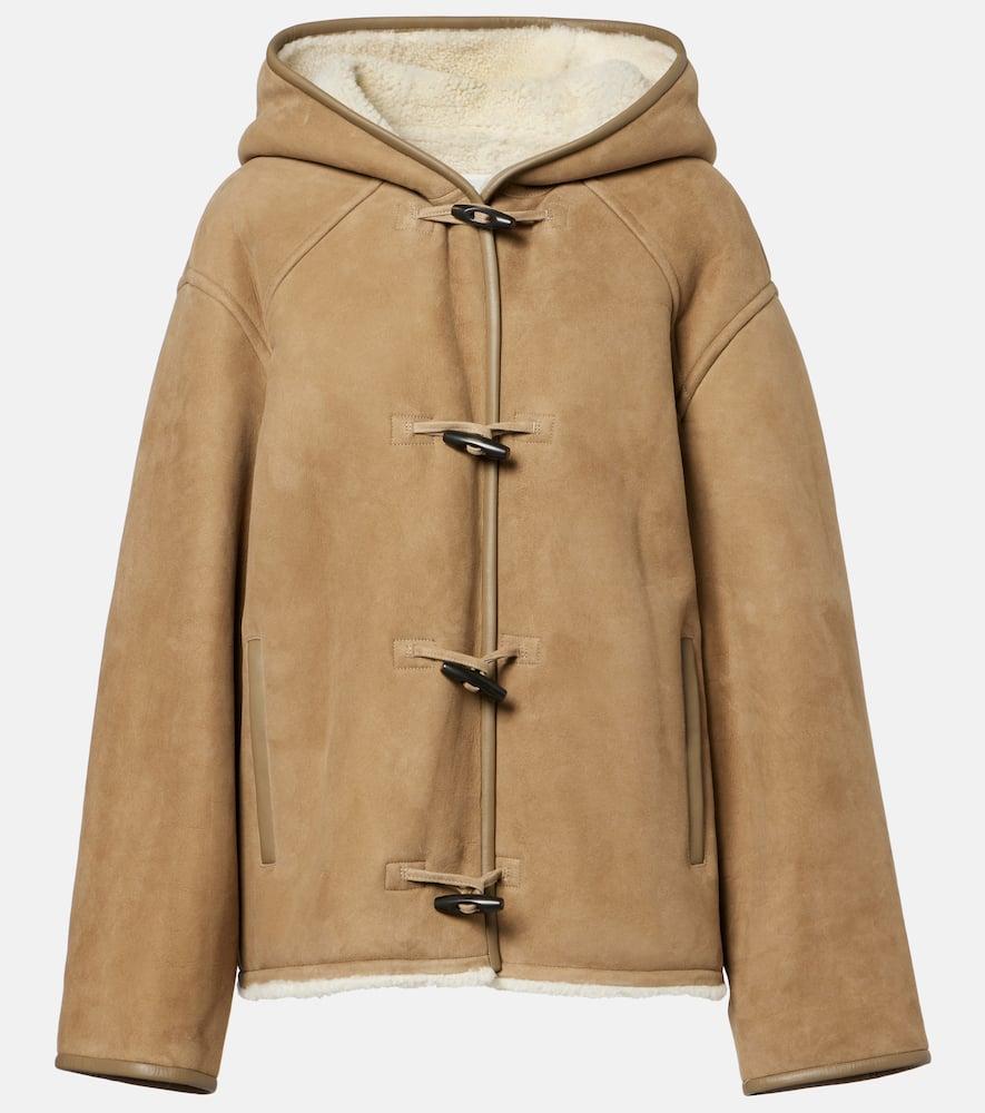 yves salomon reversible leather and shearling jacket