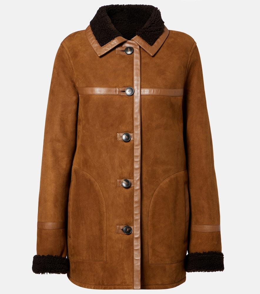 yves salomon reversible shearling coat