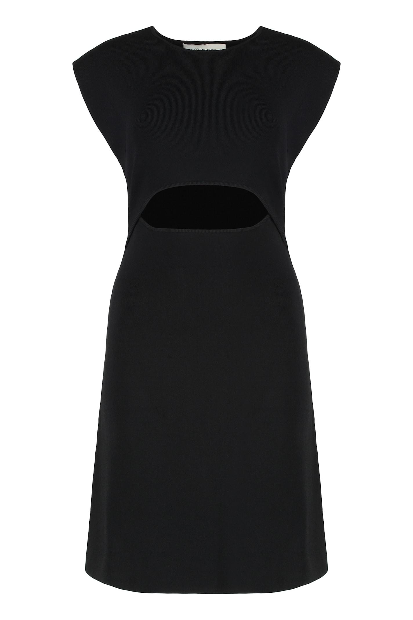 yves salomon ribbed knit dress