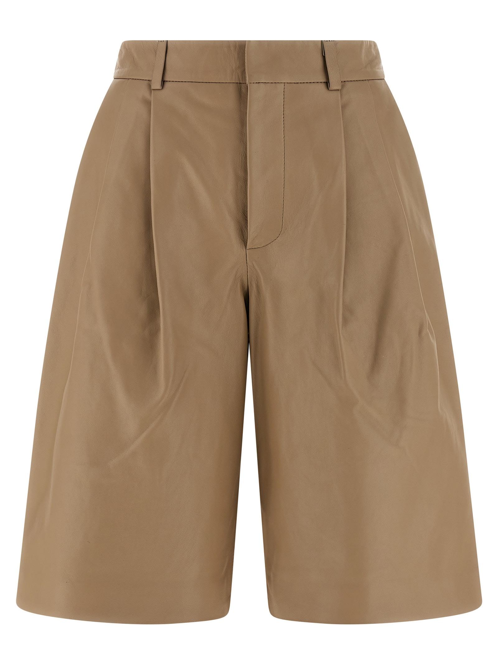 yves salomon tassel bermuda shorts