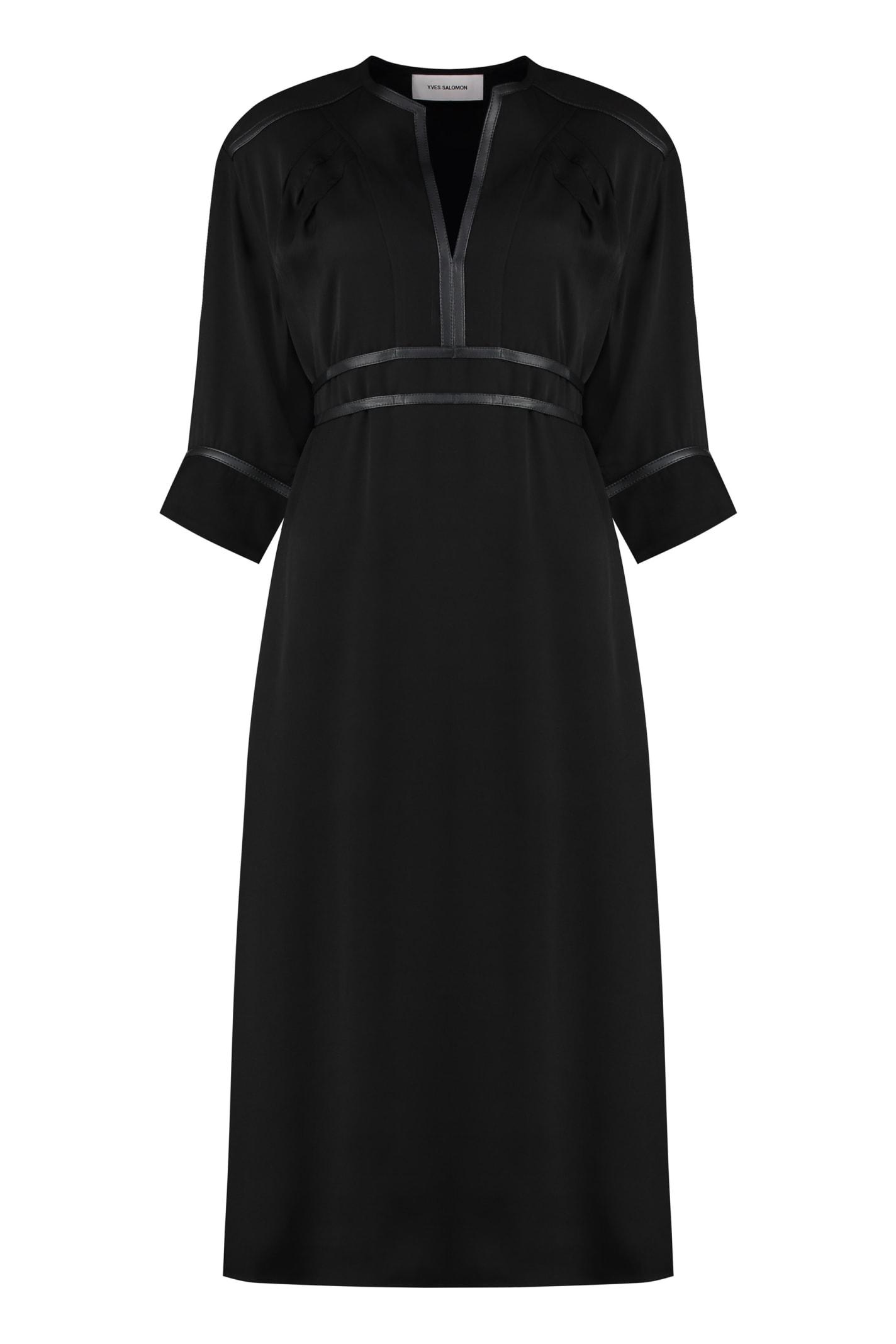 yves salomon viscose dress