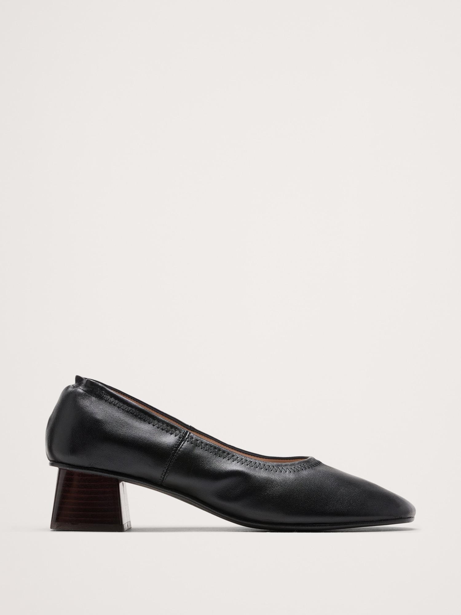zac leather heel by flattered