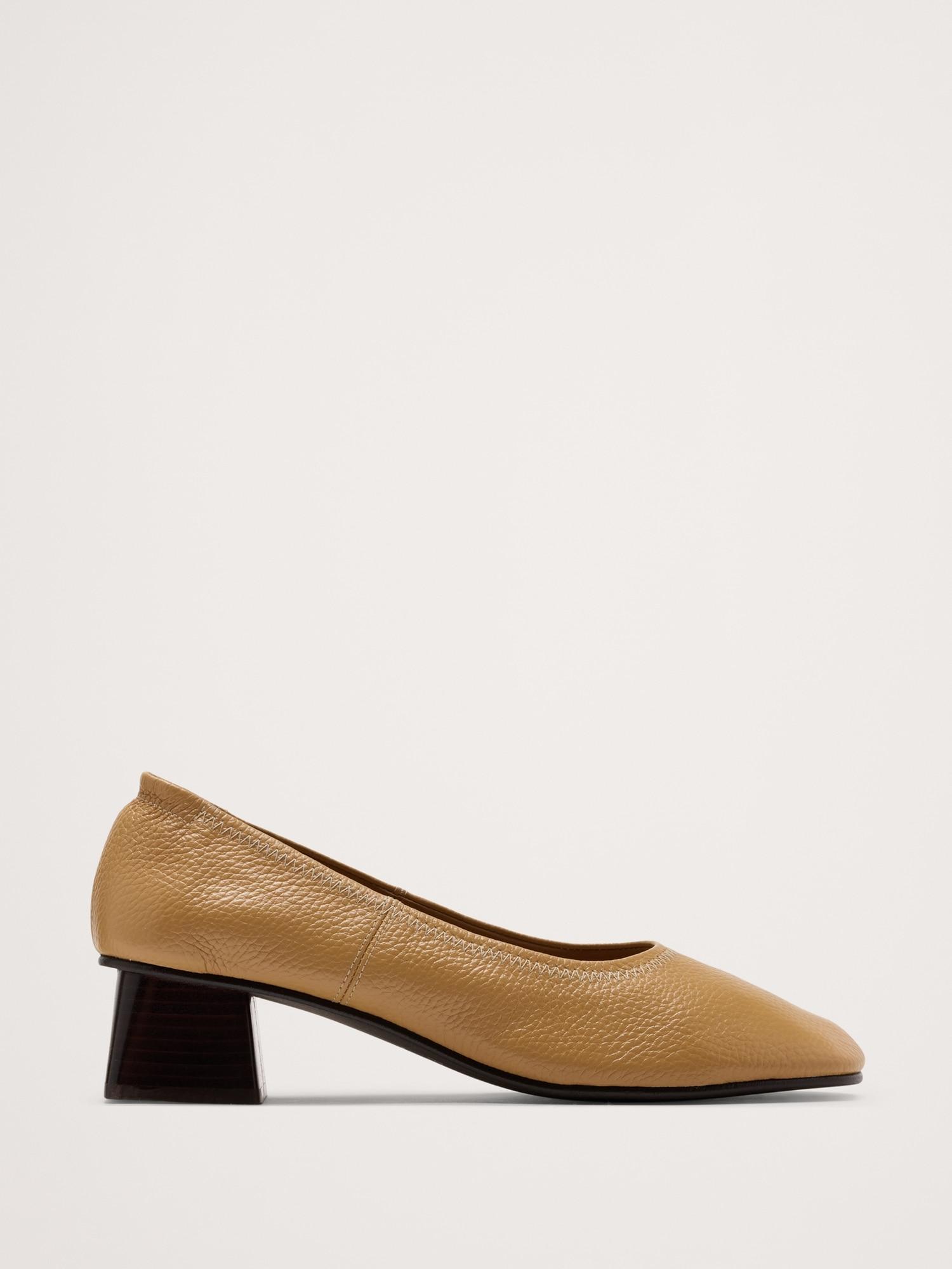zac leather heel by flattered