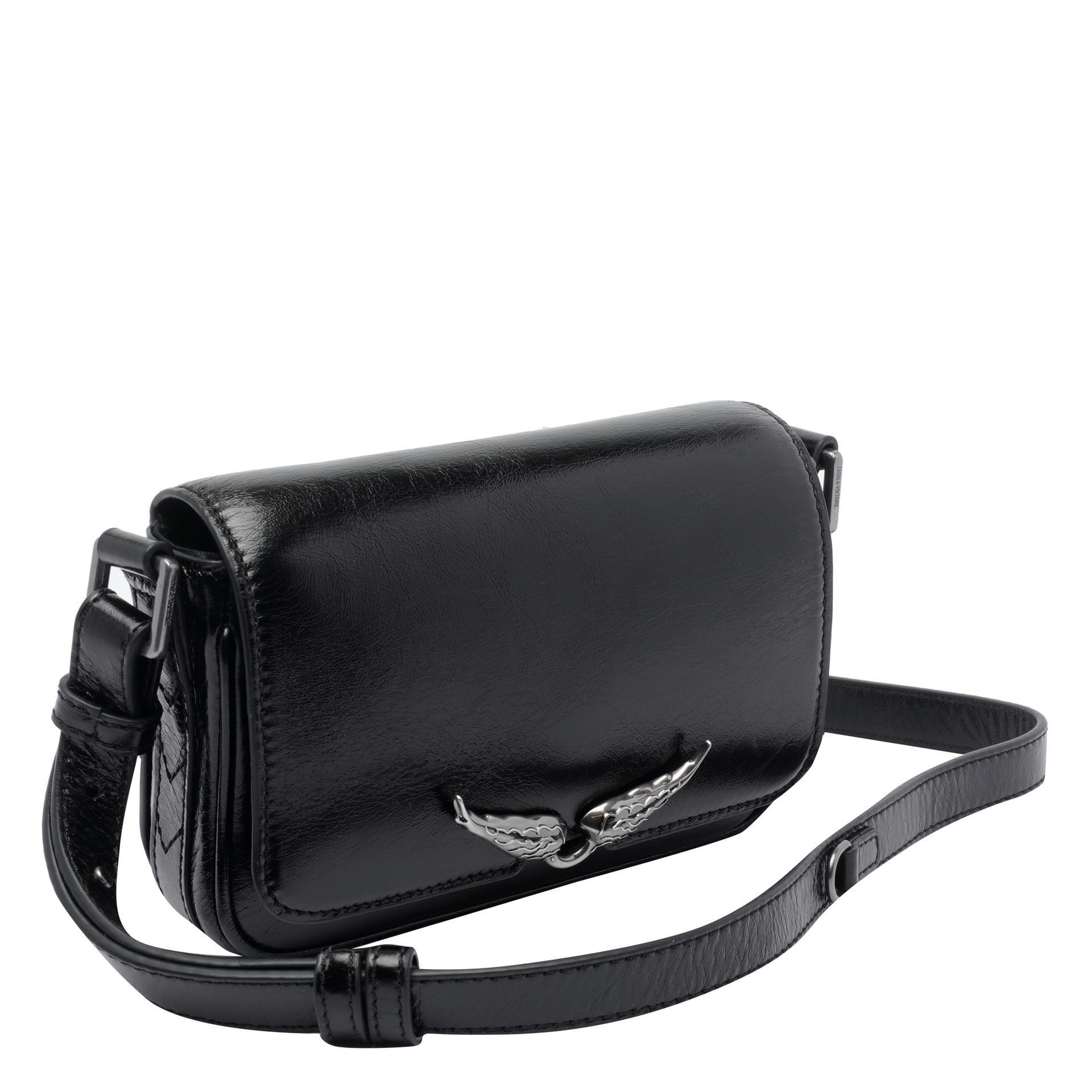 zadig & voltaire bags black calf leather - women