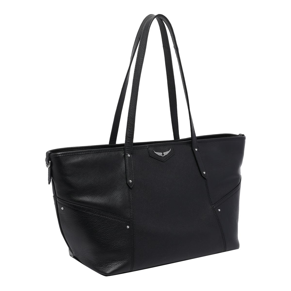zadig & voltaire bags black calf leather - women