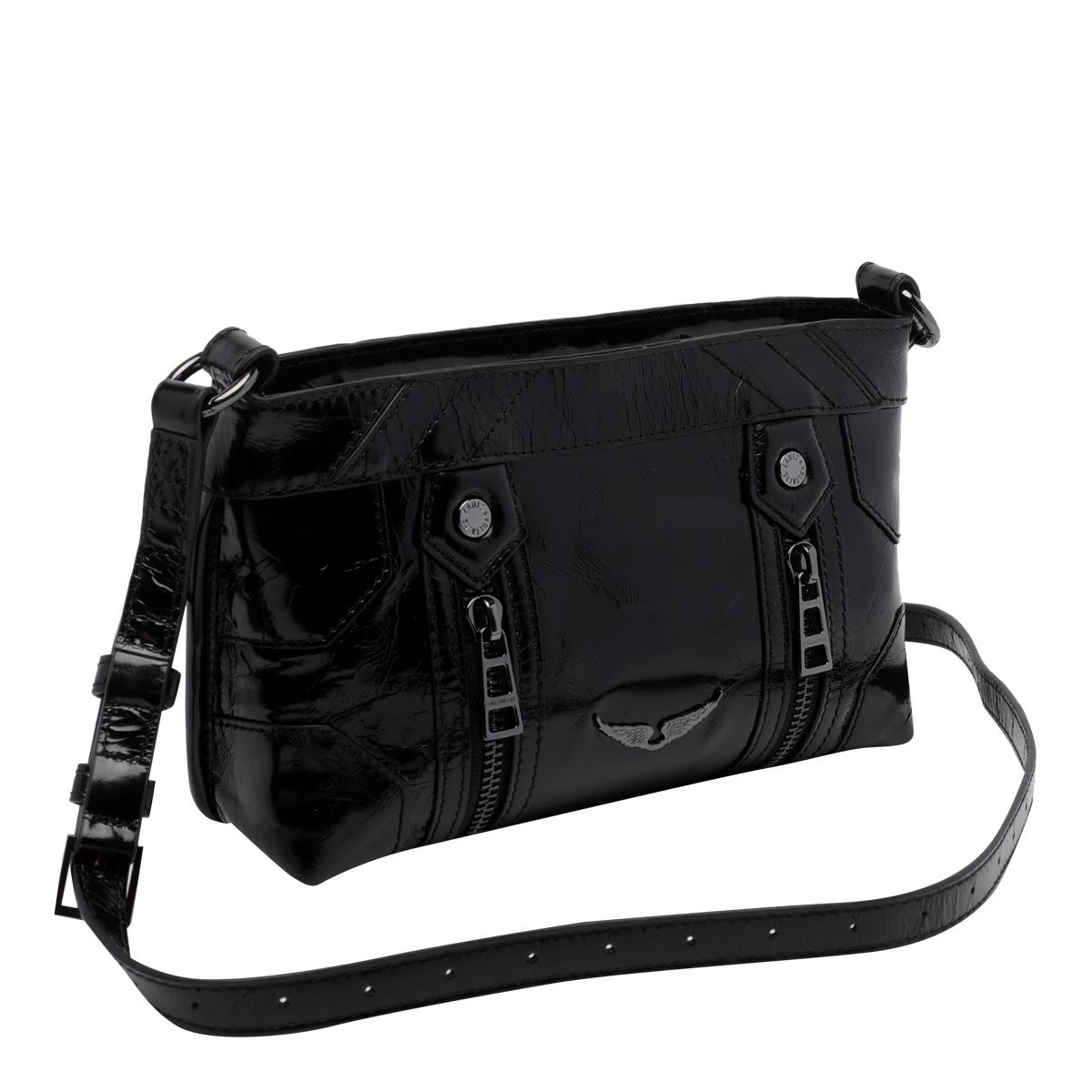 zadig & voltaire bags black calf leather - women