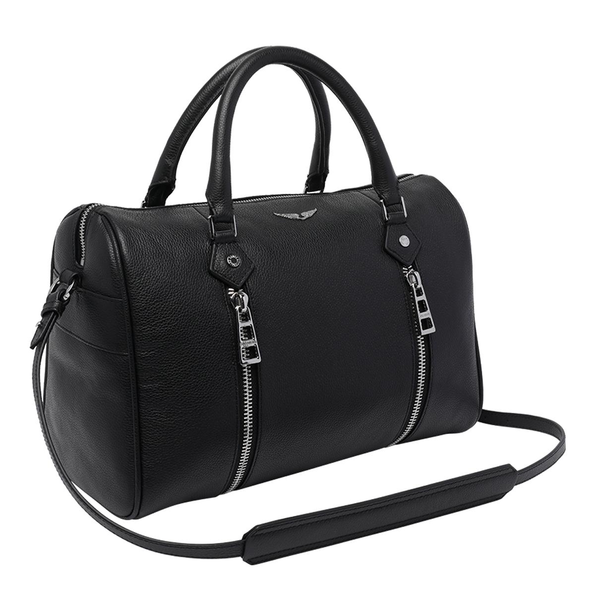 zadig & voltaire bags black calf leather - women