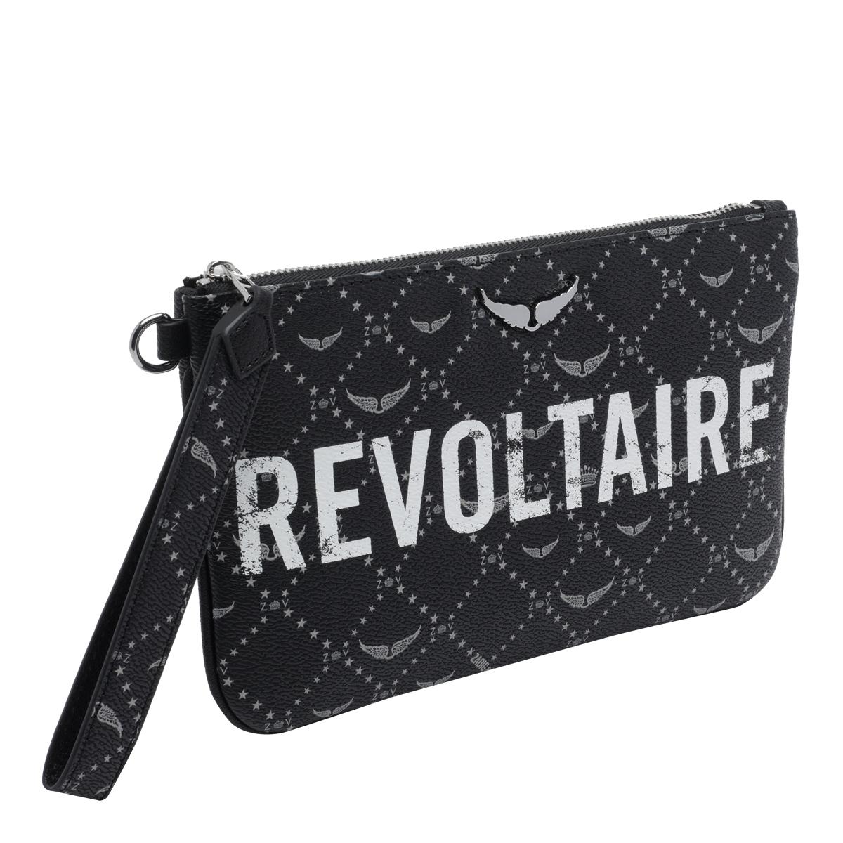 zadig & voltaire bags black polyurethane polyester - women