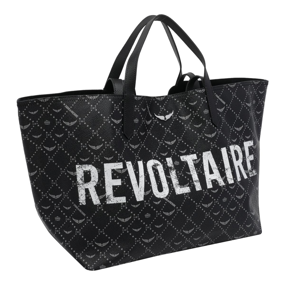 zadig & voltaire bags black polyurethane polyester - women