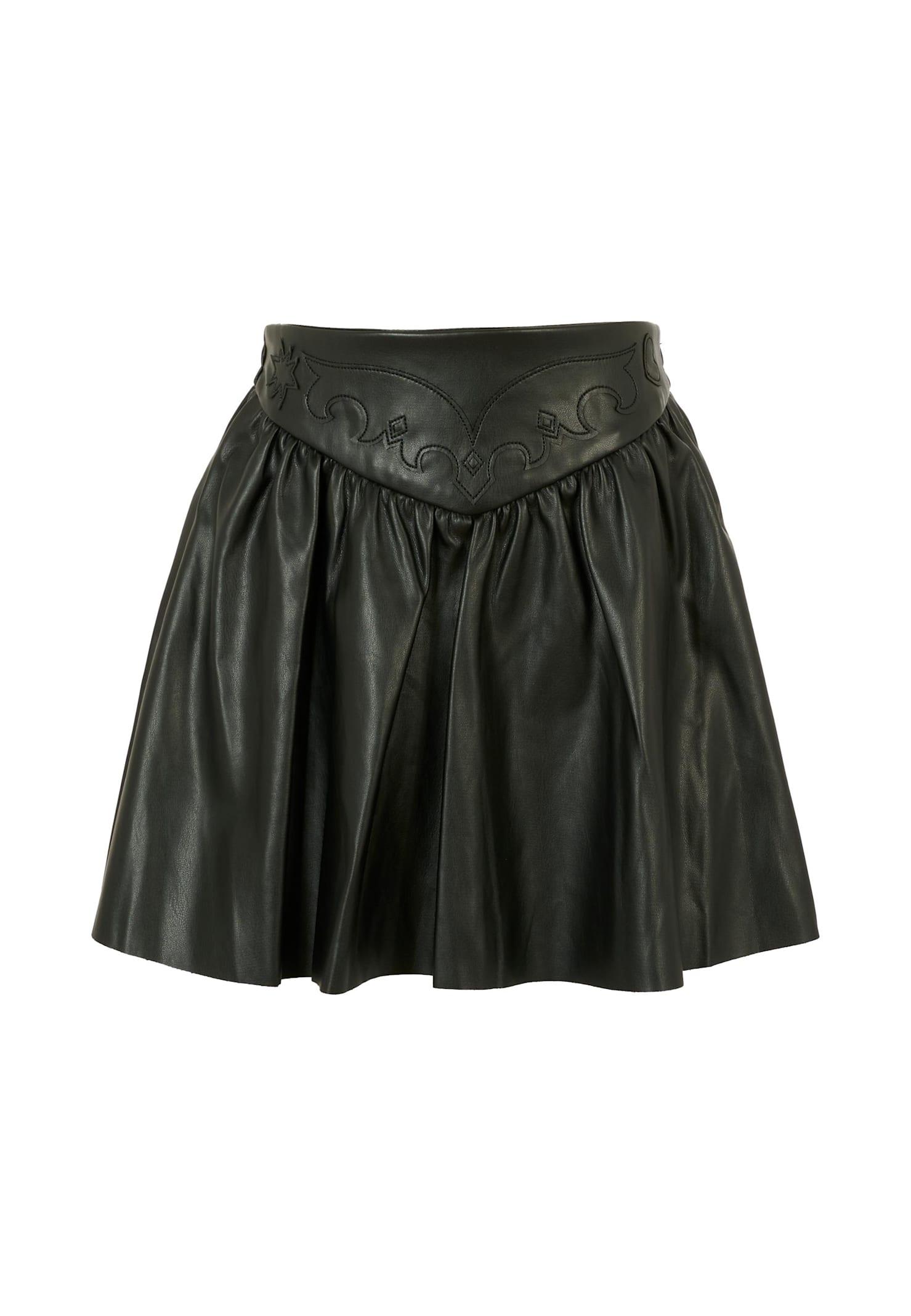 zadig & voltaire black skirt for girl with wings
