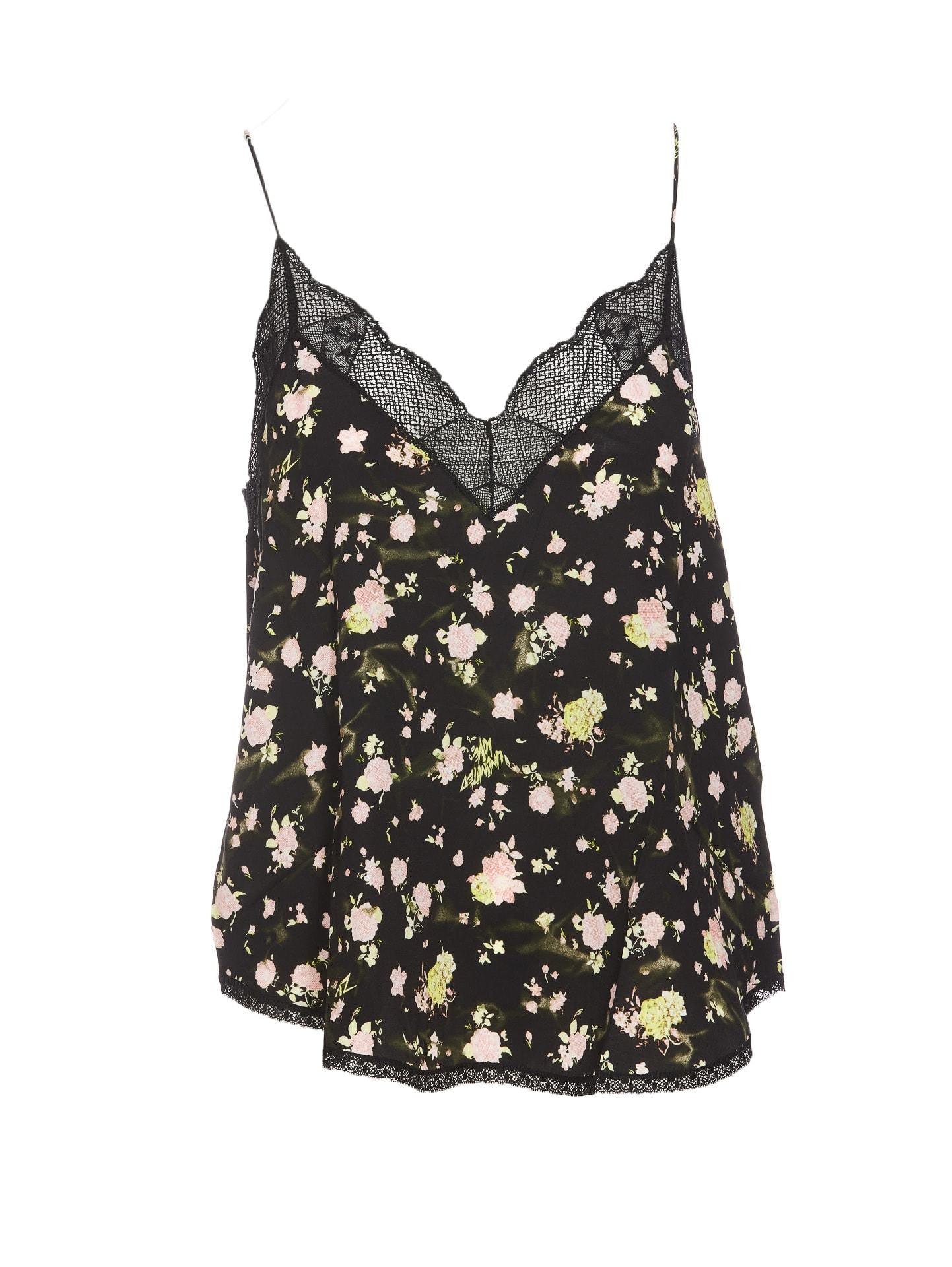 zadig & voltaire christy soft crinkle top