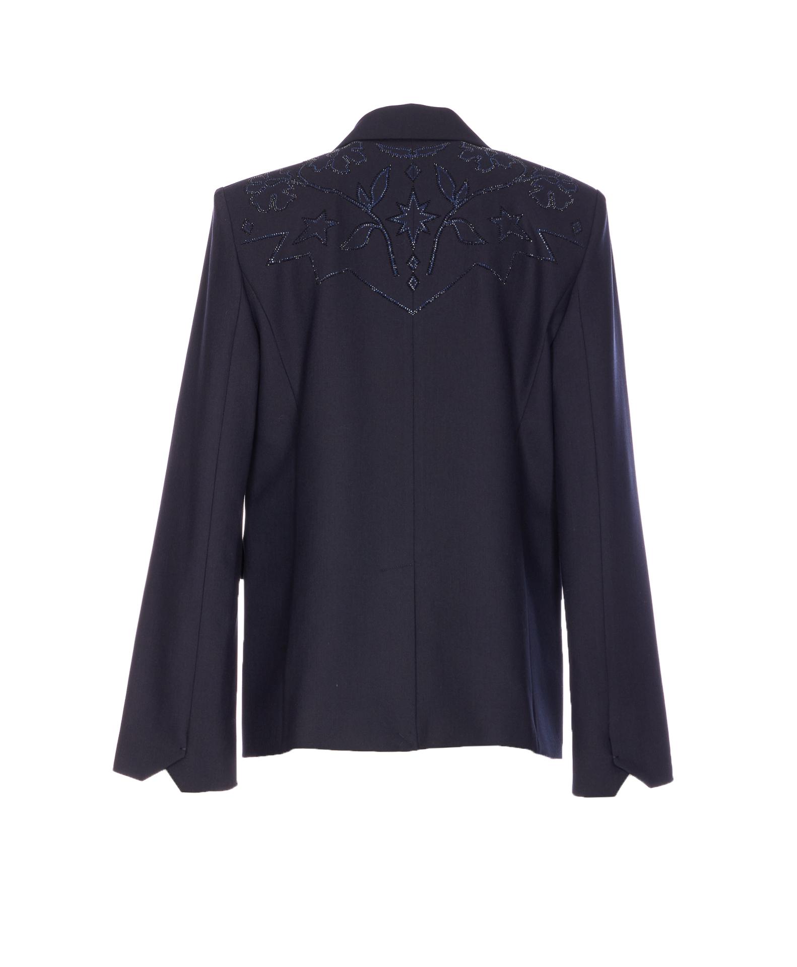 zadig & voltaire jackets blue polyester - women
