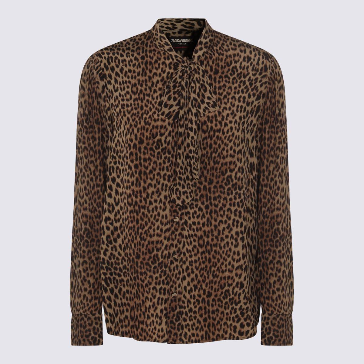 zadig & voltaire leopard shirt